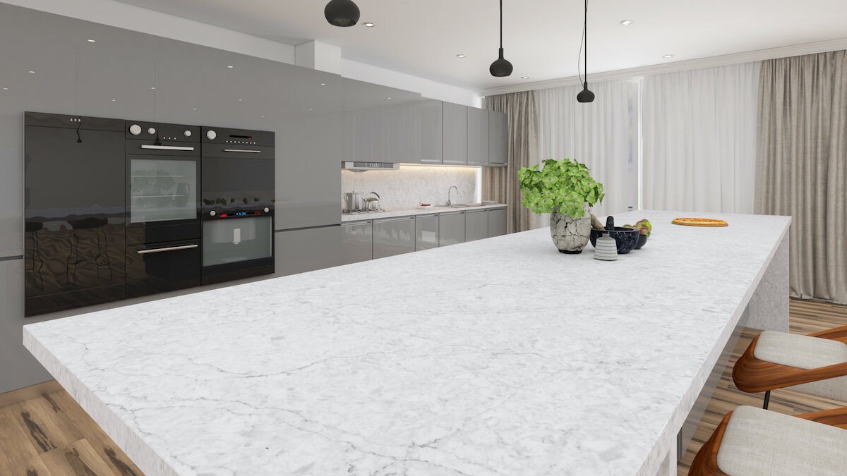 Fugen Stone Carrara Satinato Quartz - Birmingham